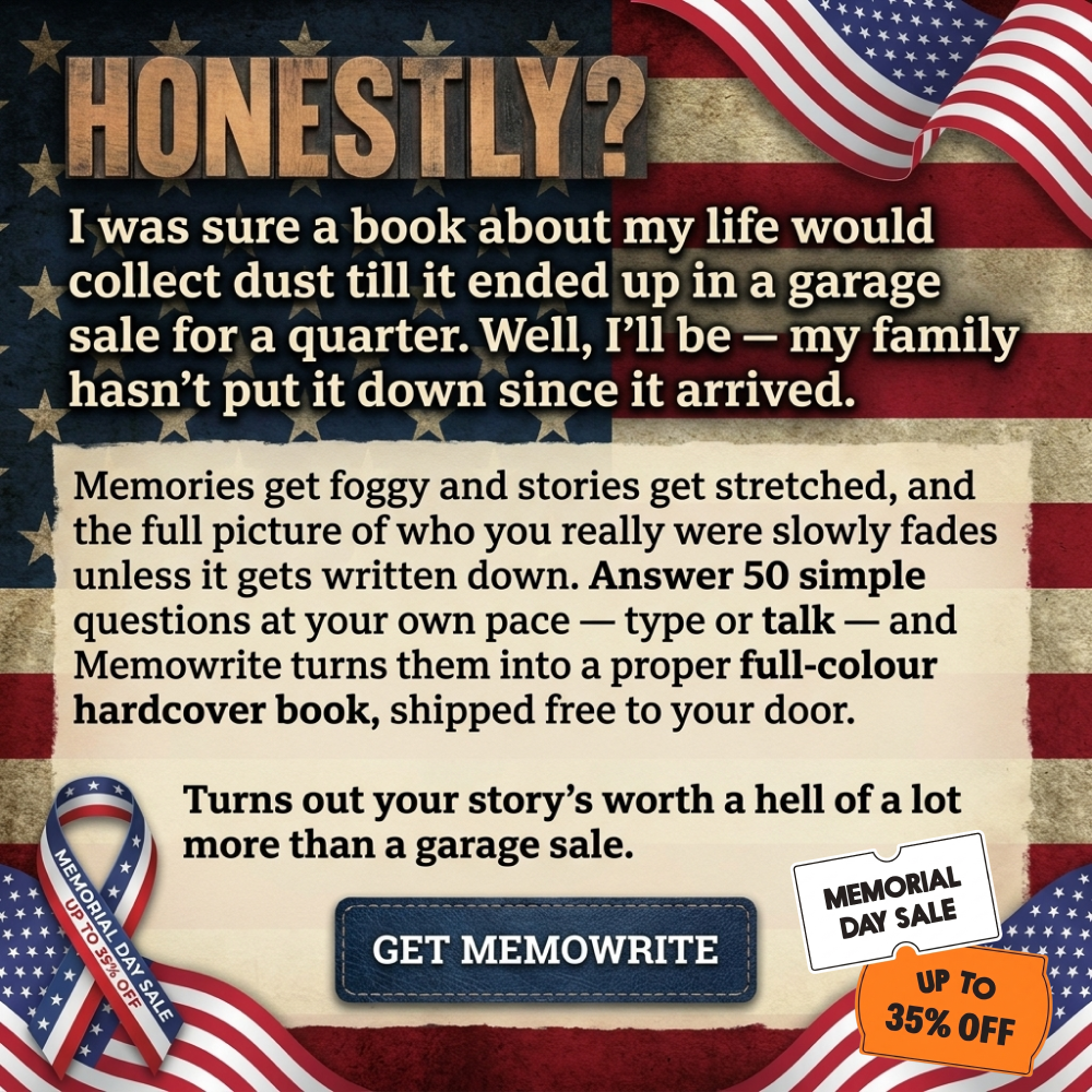 Memowrite Facebook ad