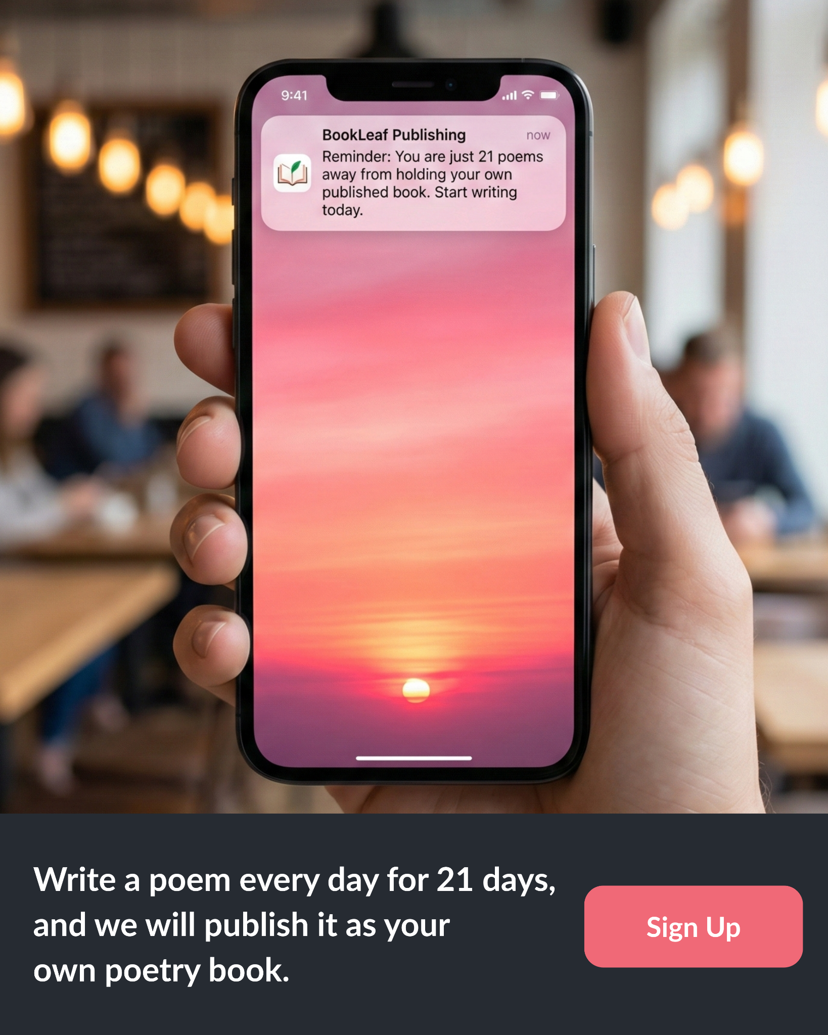 BookLeaf Publishing Facebook ad