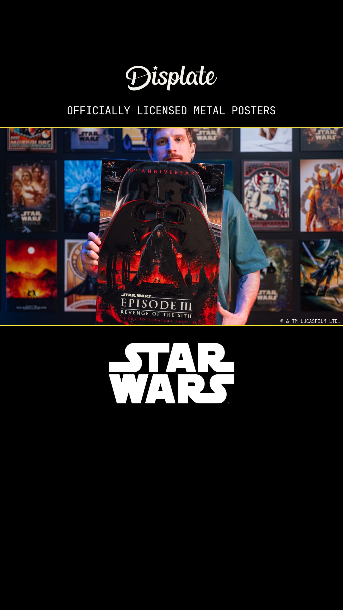 Displate Facebook ad