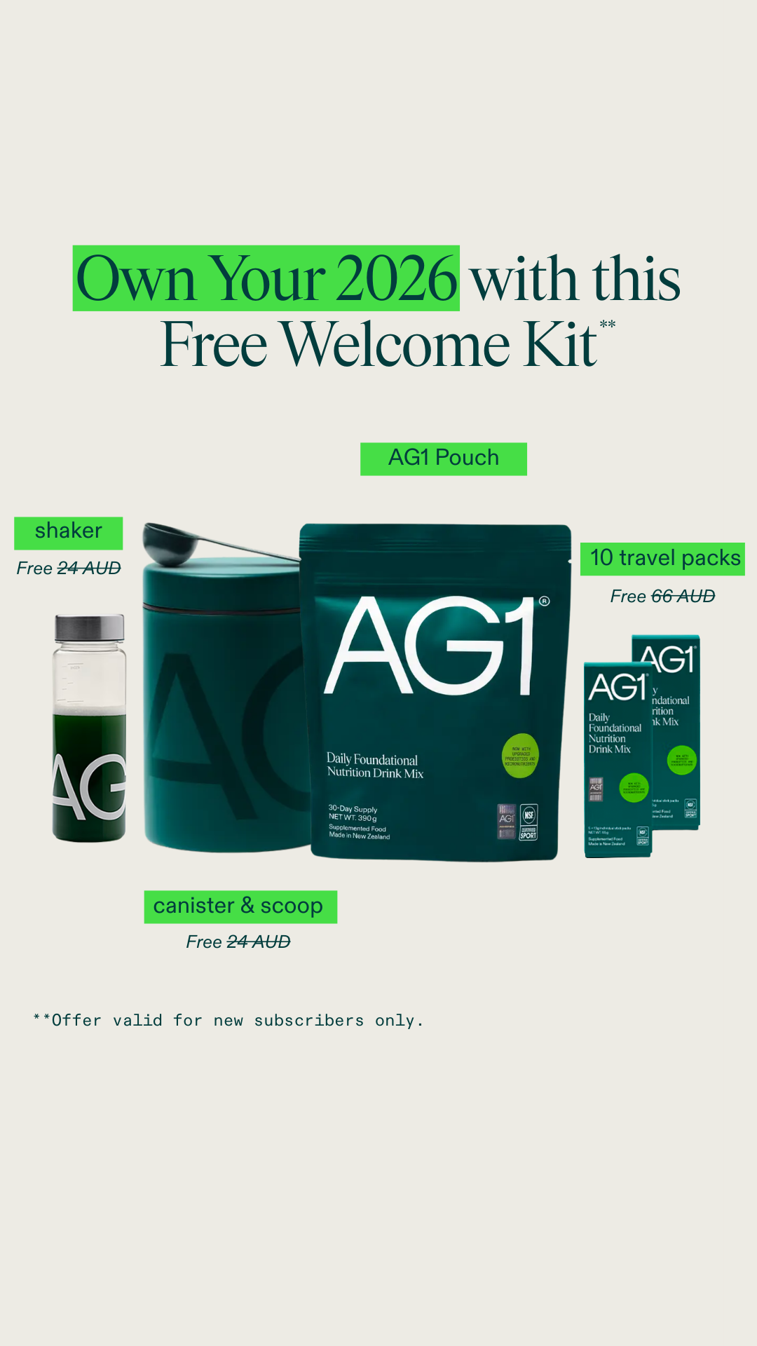 AG1 by Athletic Greens Facebook ad