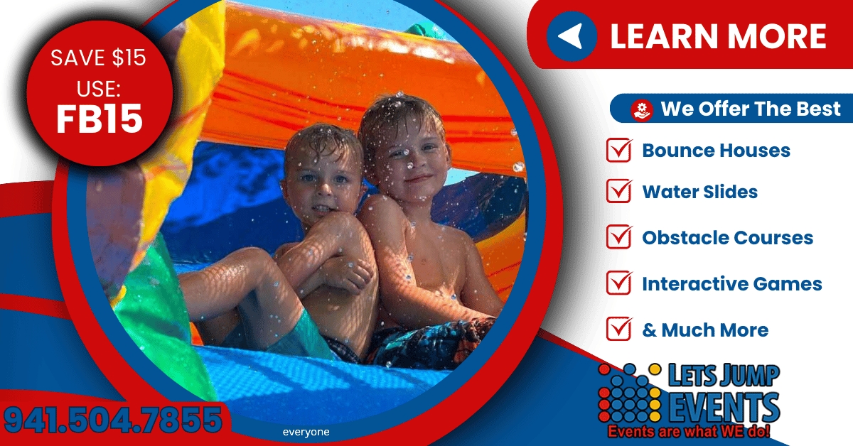 Lets Jump Events Facebook ad: Active, Screen Free Fun For Your Kids