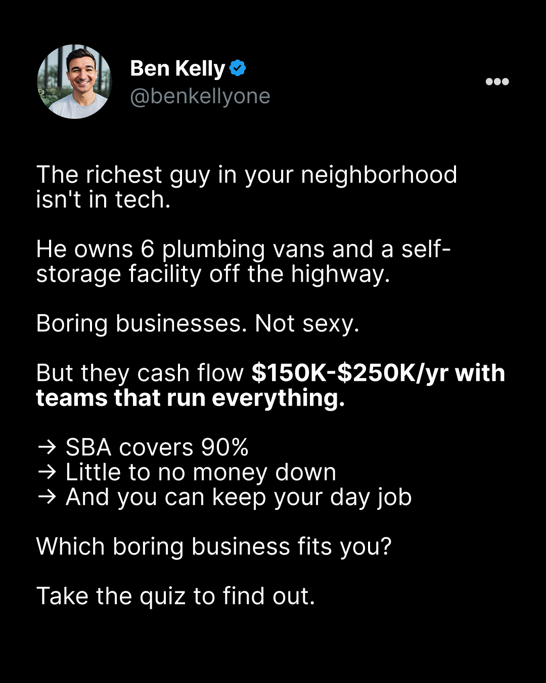 Acquisition Ace Facebook ad