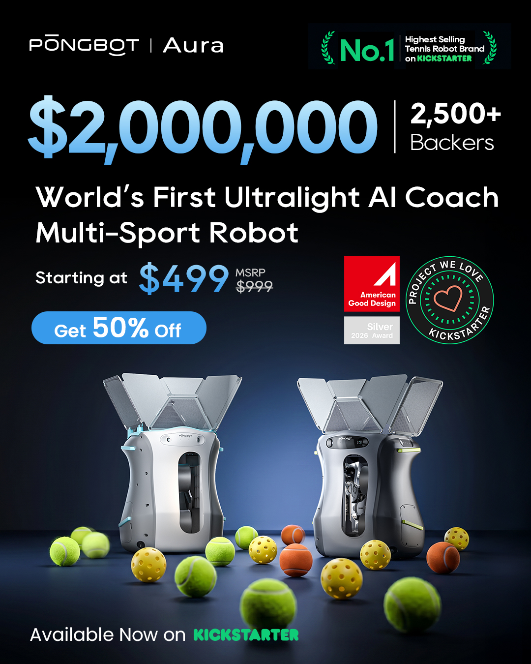 Pongbot Sports Facebook ad