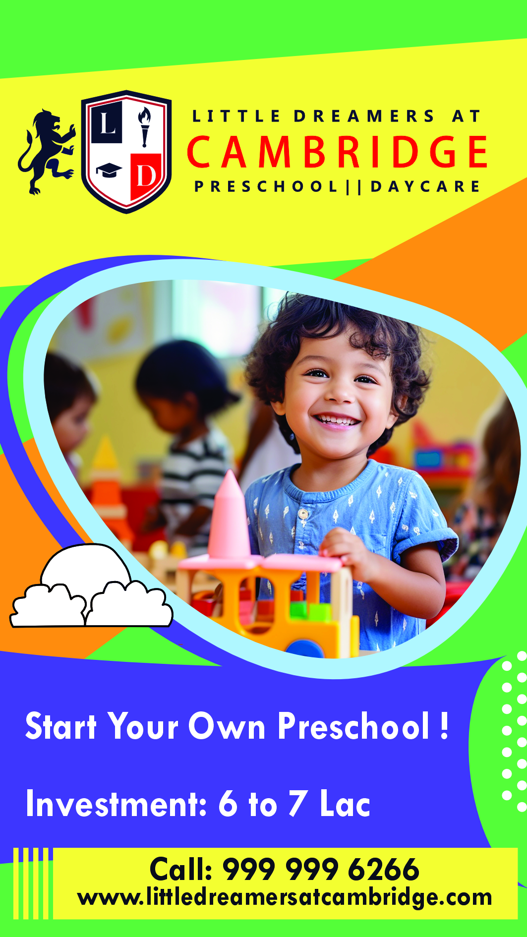 Little Dreamers at Cambridge Preschool And DayCare Facebook ad from Jan 31, 2026