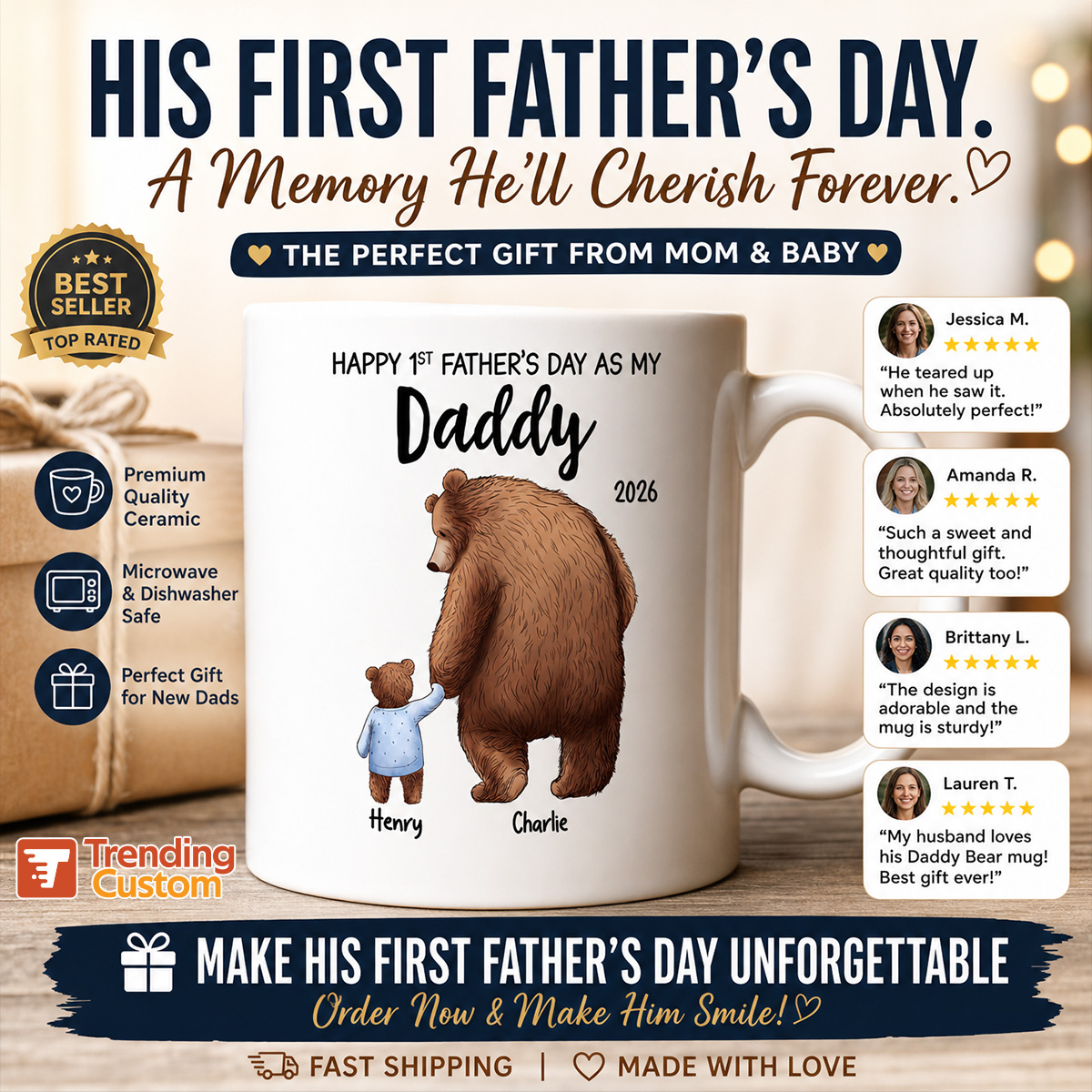 Personalized Family Gifts Facebook ad