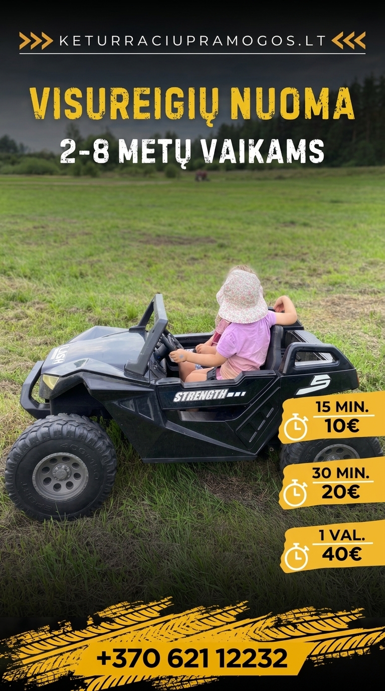 Keturračių Pramogos Facebook ad