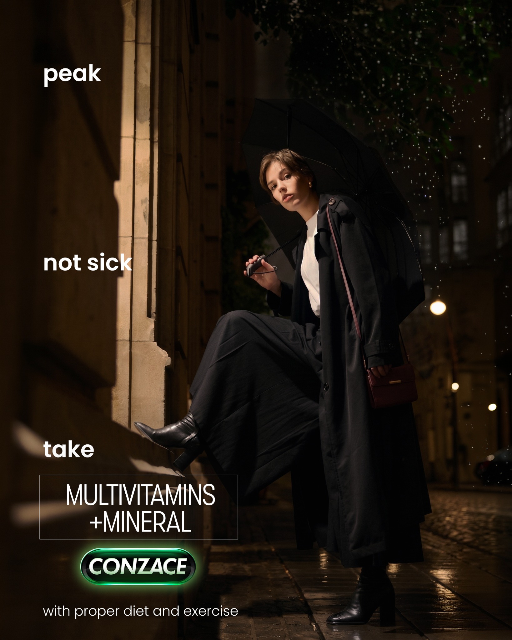 Conzace Facebook ad: Power your Peak