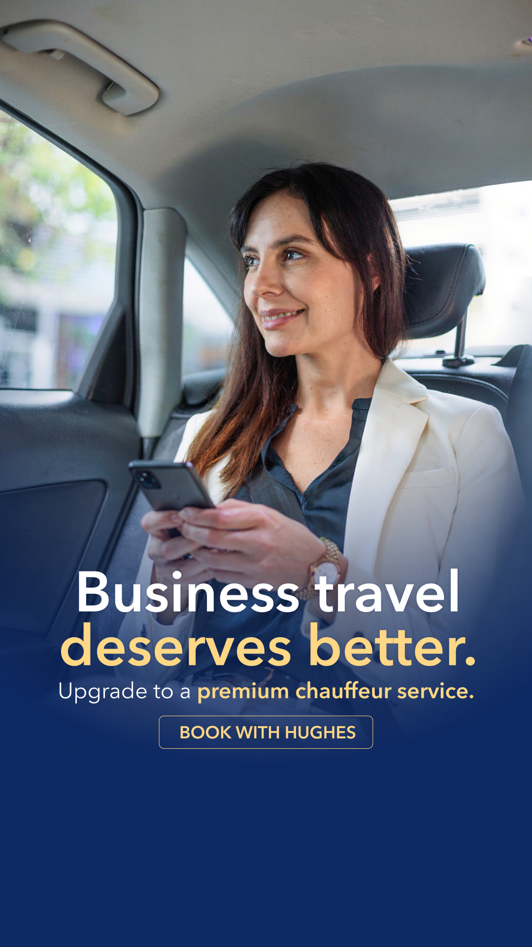 Hughes - Australia's Chauffeur Service Facebook ad