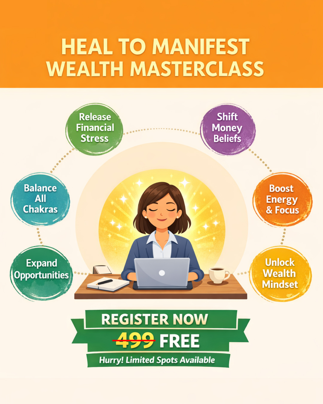 Consciousness Shastra Facebook ad: Free Wealth Masterclass