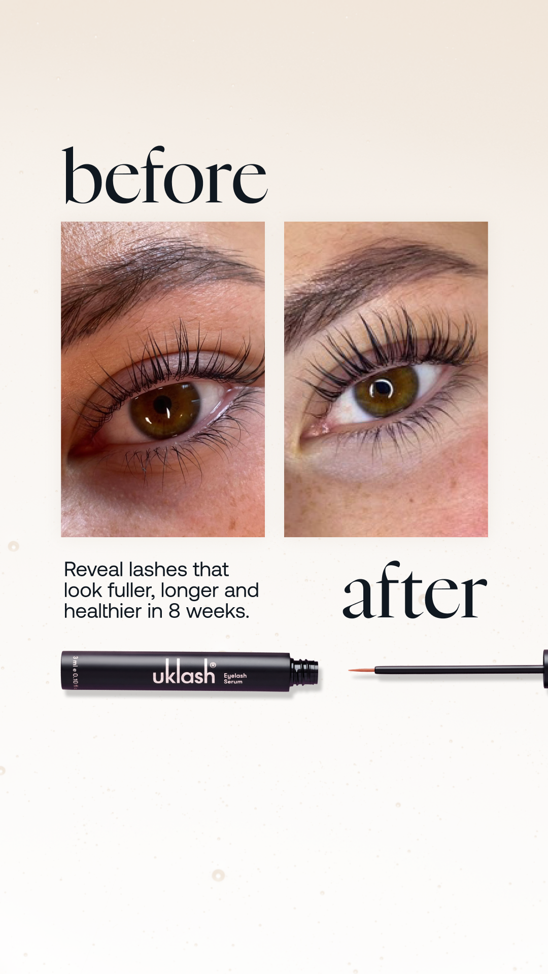 Uklash Facebook ad from Mar 27, 2026