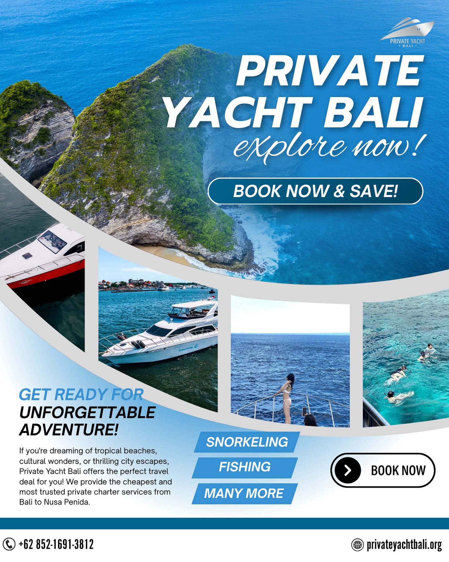 Private Yacht Bali Facebook ad
