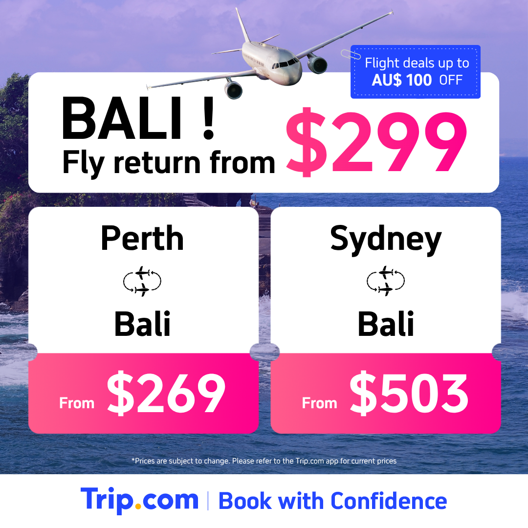 Trip.com Australia Facebook ad