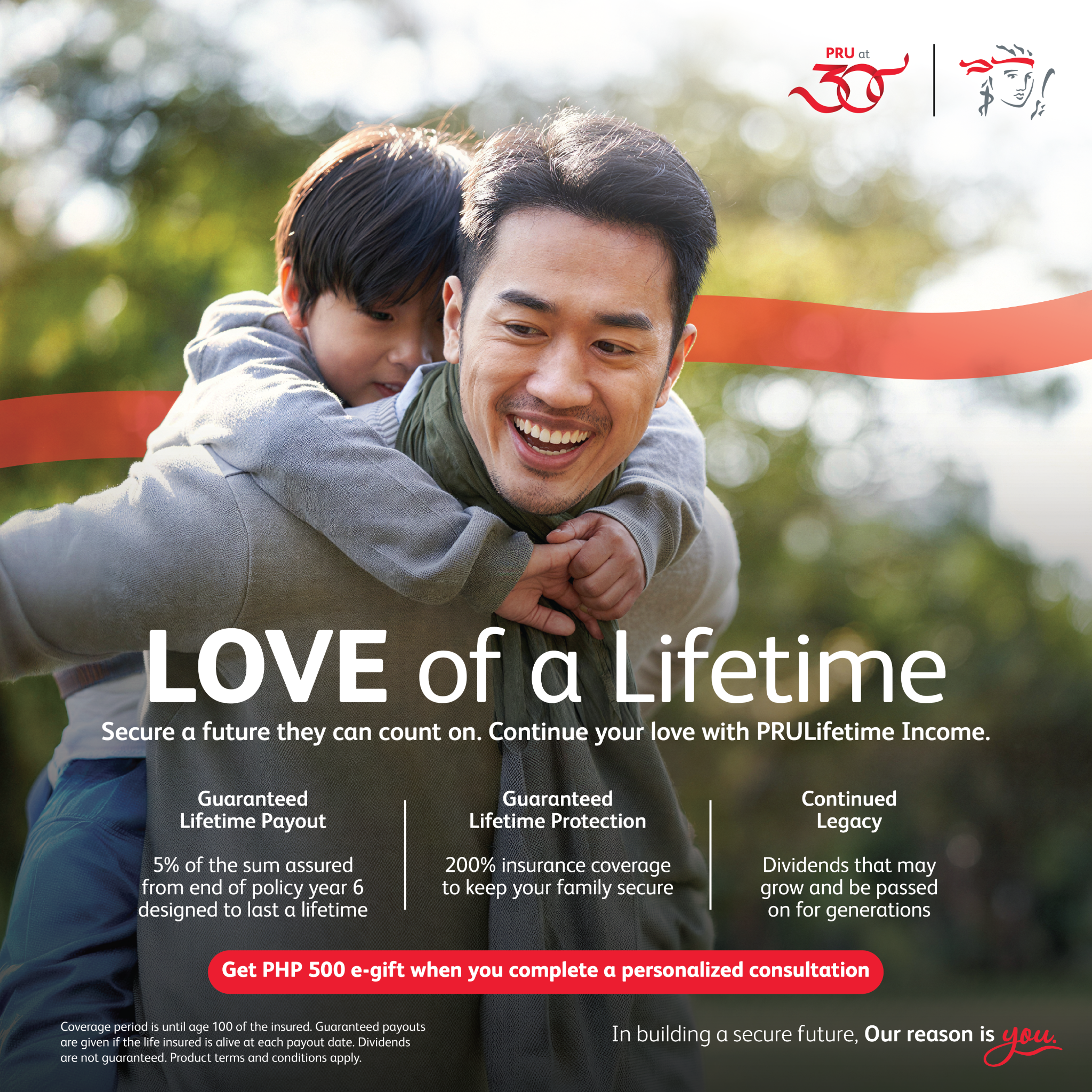 Pru Life UK Facebook ad
