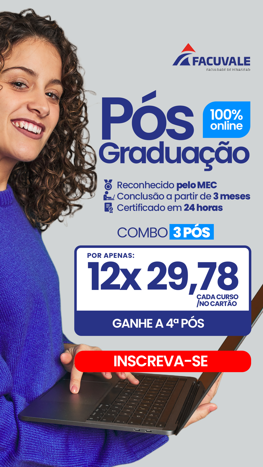 Facuvale Faculdade de Minas EaD Facebook ad