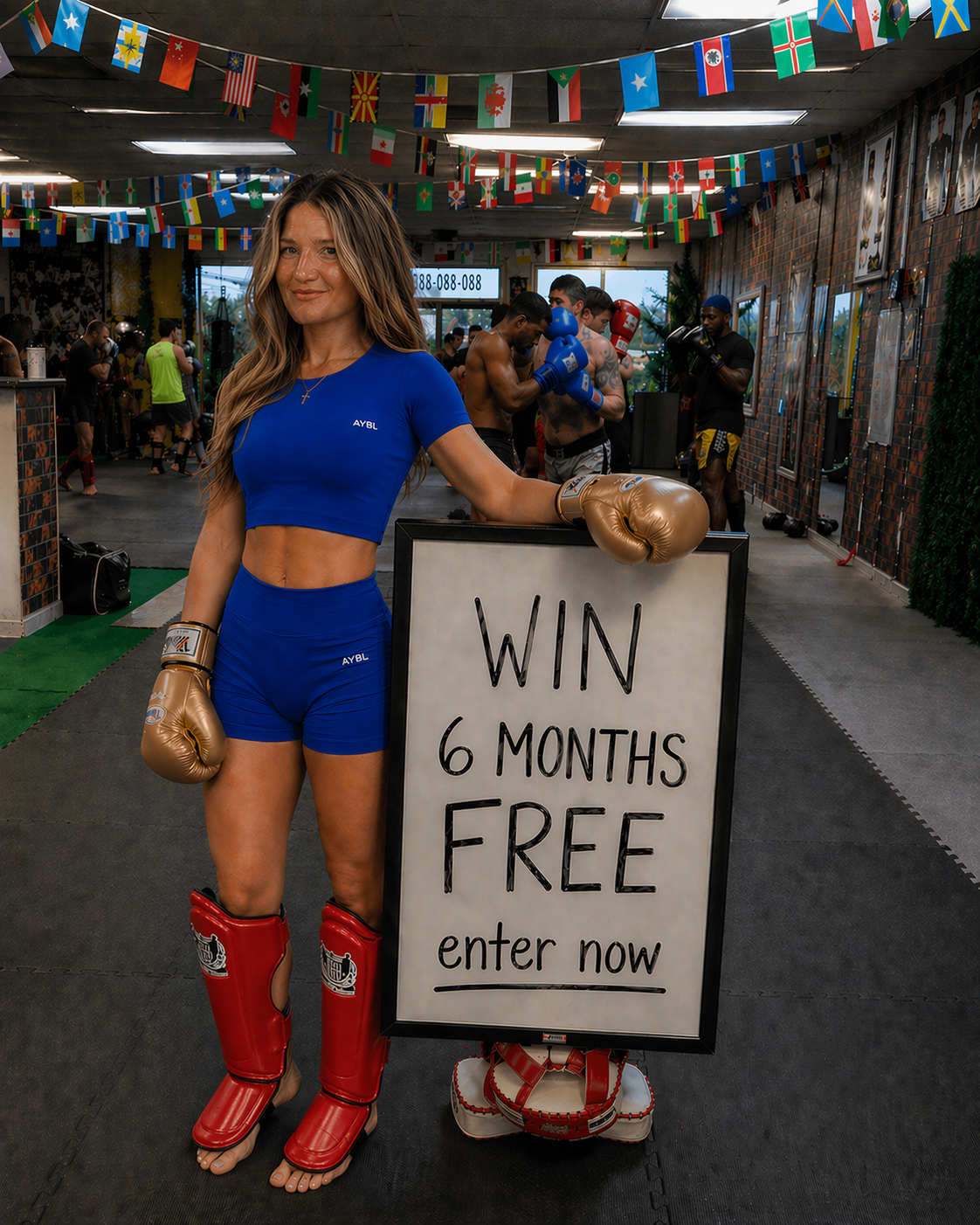 Maryville Muay Thai & Boxing Facebook ad: Win a Free 6 Month Membership!