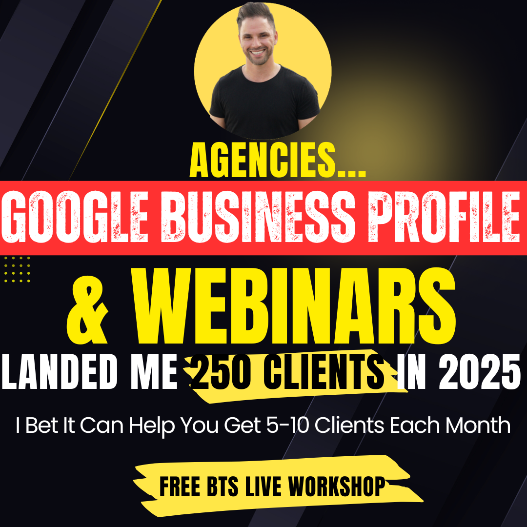 AJ Jomah Marketing Facebook ad: Clients With GMB, AI & One Webinar