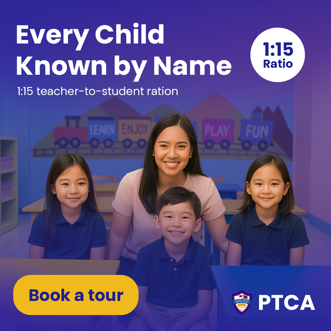 The Philippine Timothy Christian Academy Facebook ad: Chat in Messenger