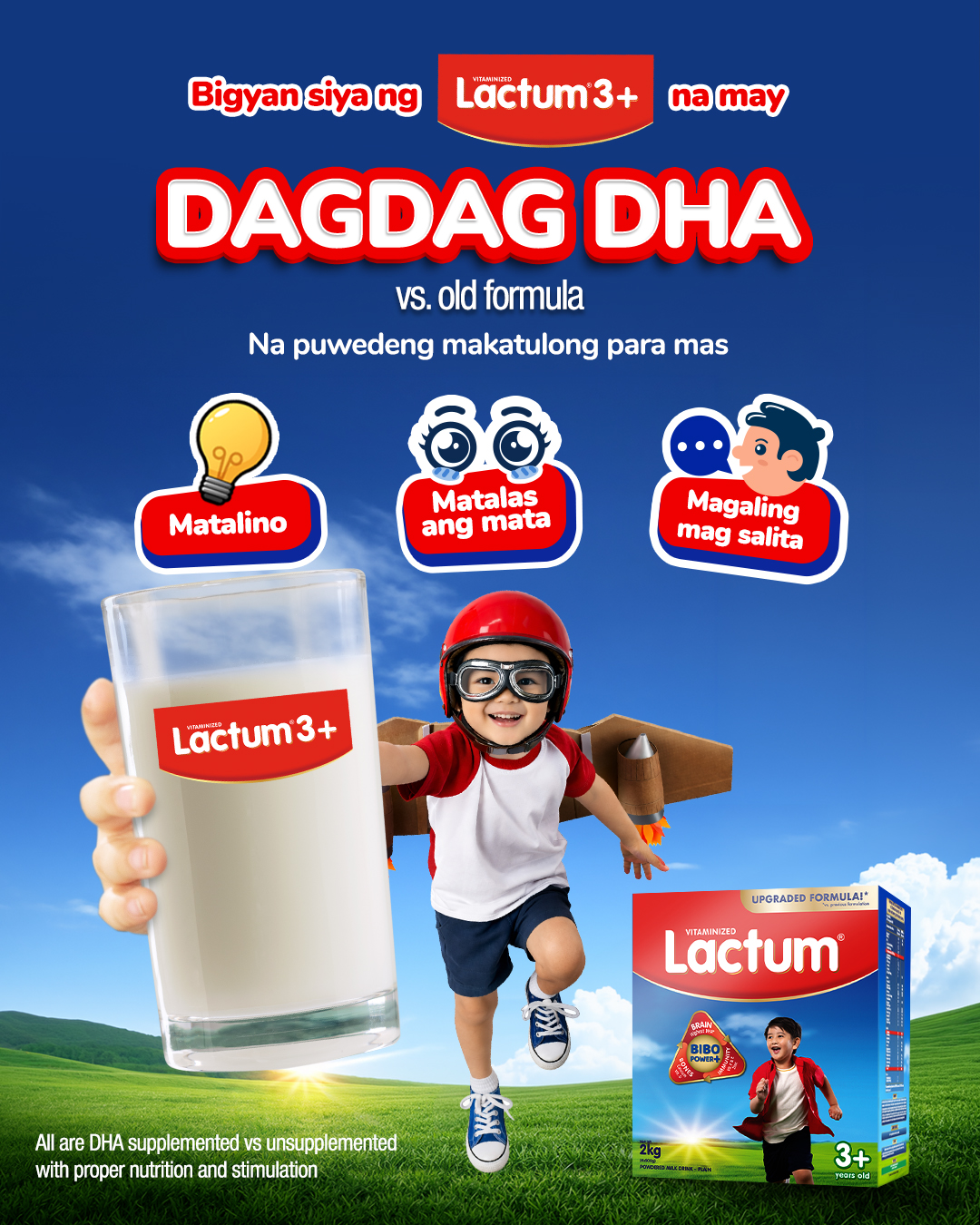 Lactum 3+ & 6+ Facebook ad