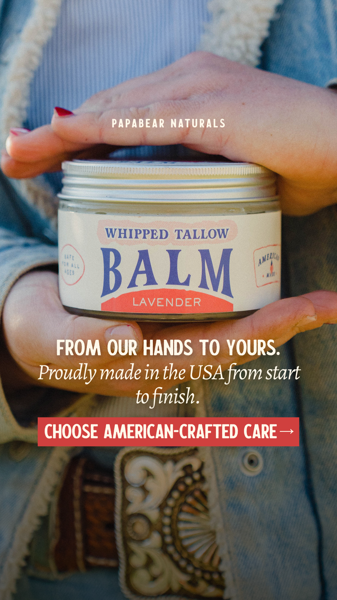 Papabear Naturals Facebook ad