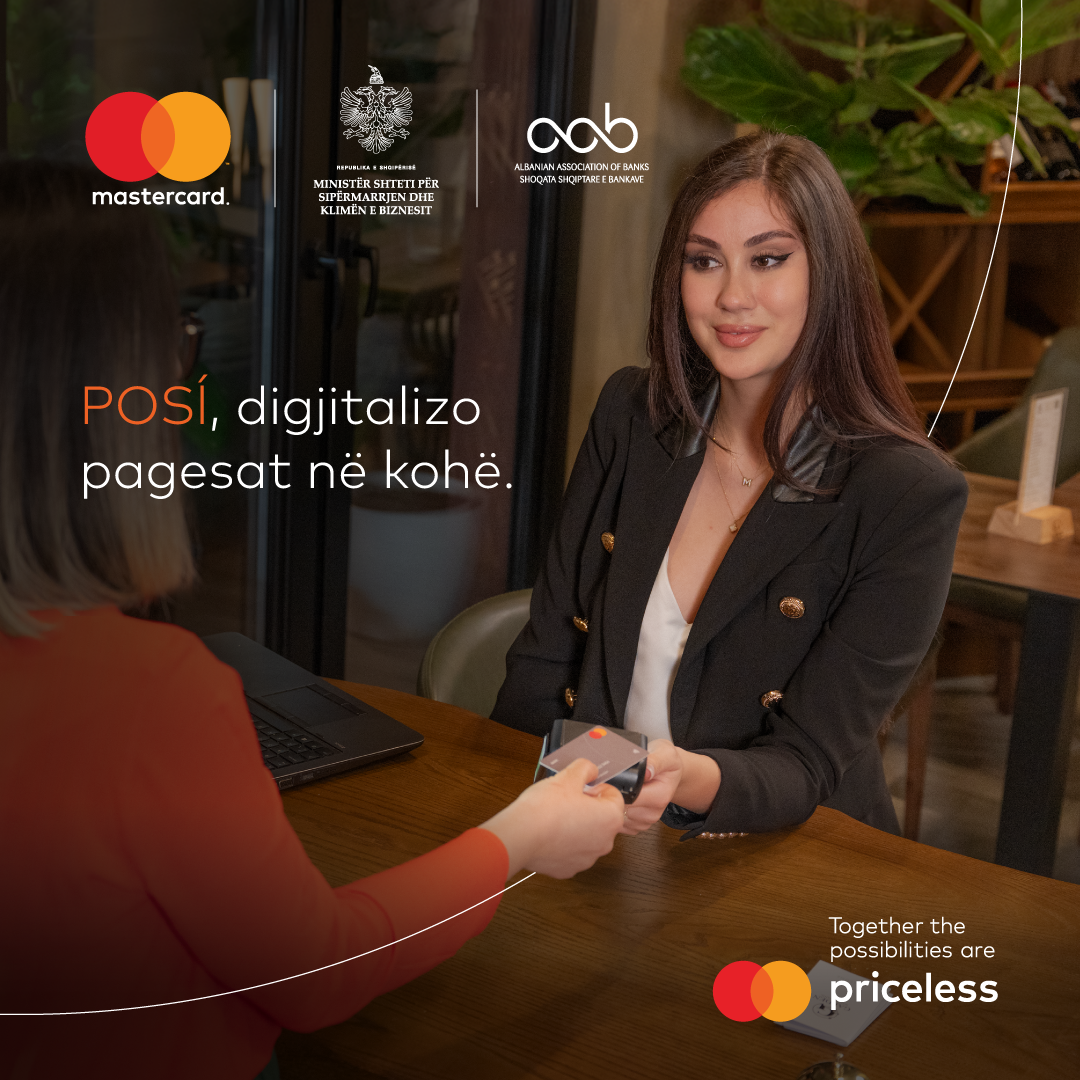 Mastercard Facebook ad: Nëse je një biznes i vogël ose i…