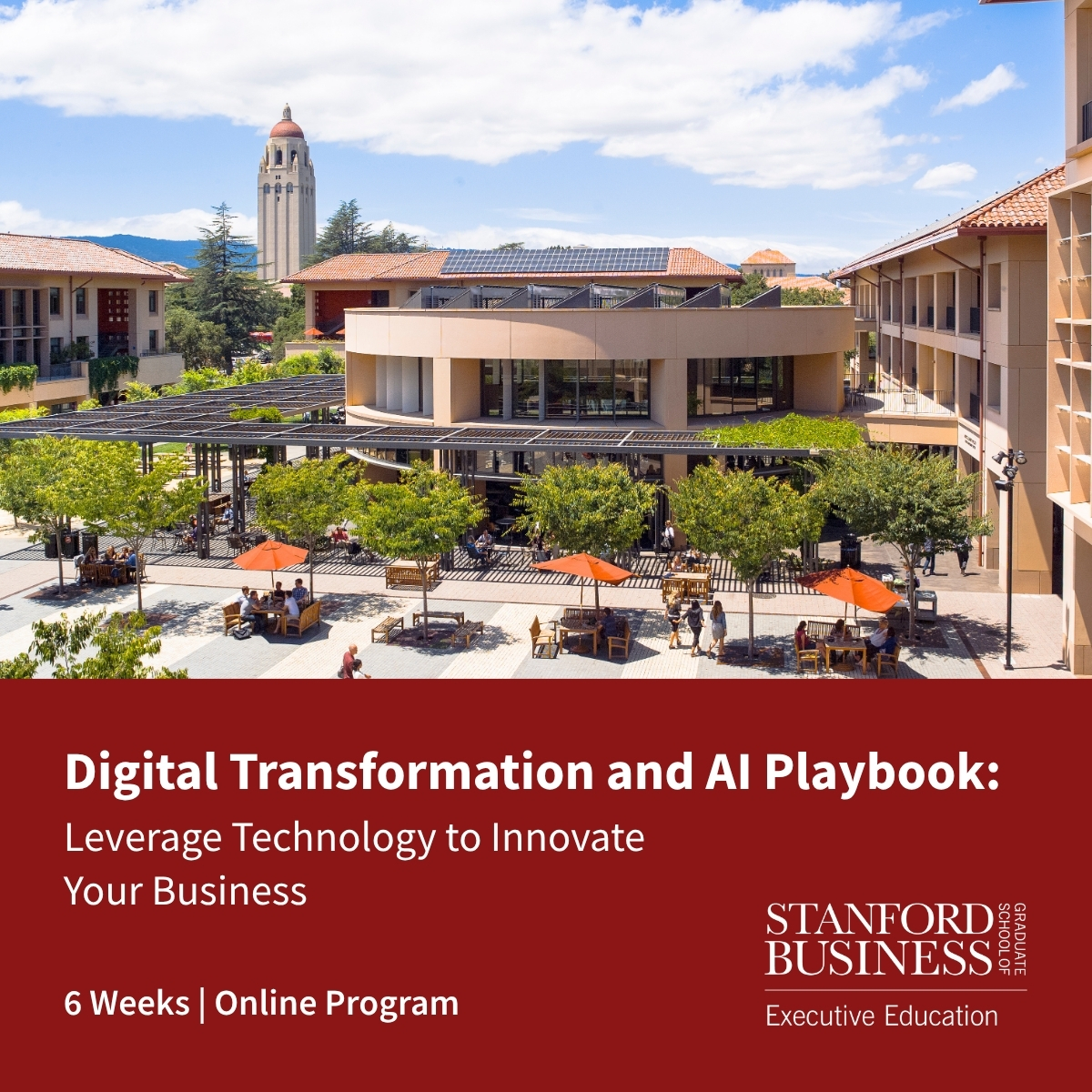 Stanford Graduate School of Business Facebook ad
