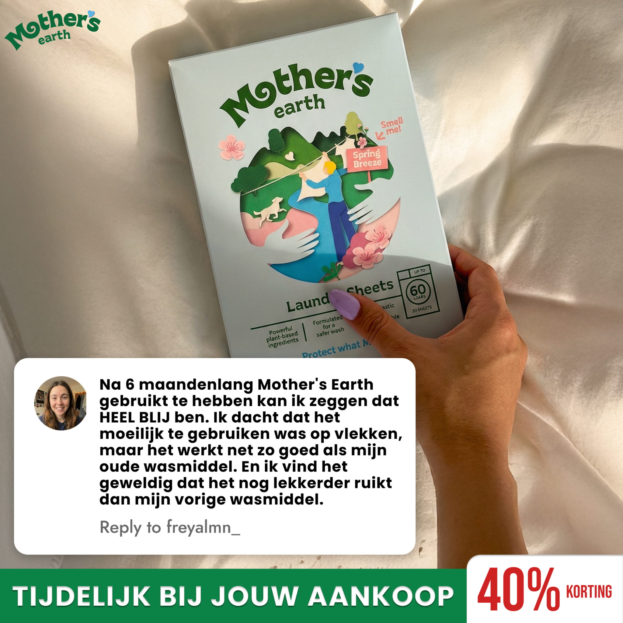 Mothers Earth Facebook ad