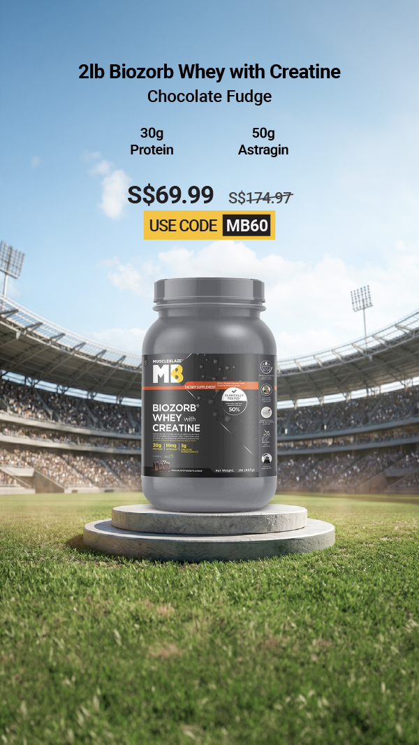 MuscleBlaze Singapore Facebook ad