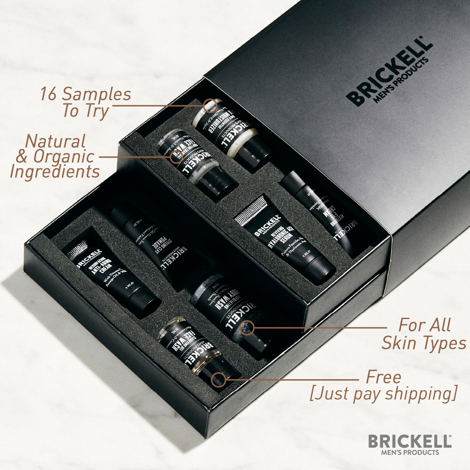 Brickell Men's Products Facebook ad