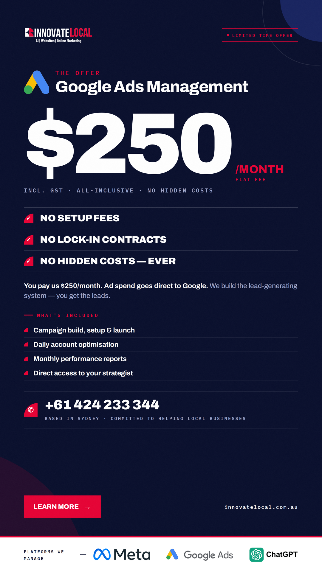 Innovate Local Facebook ad from May 30, 2026
