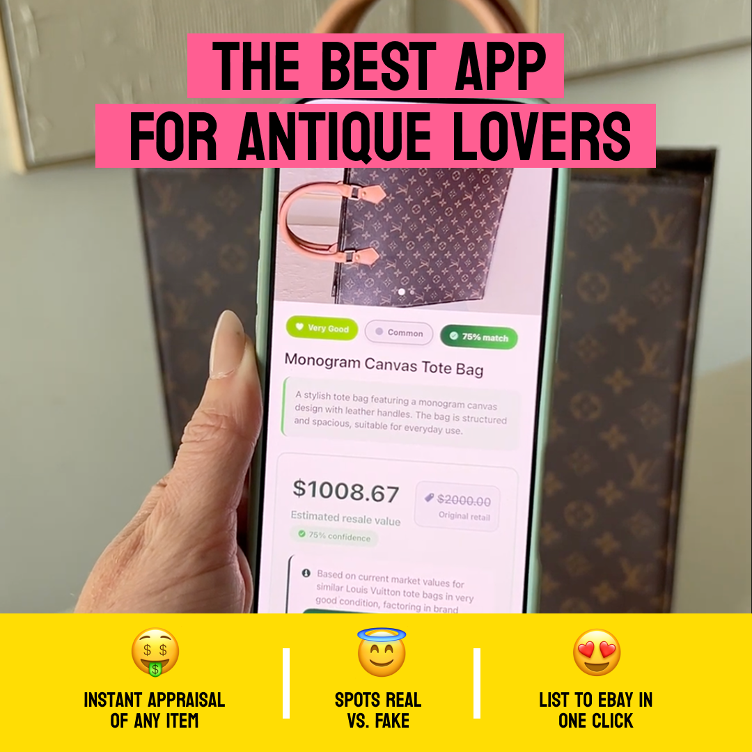 Thrift AI Facebook ad: Find profitable items in seconds