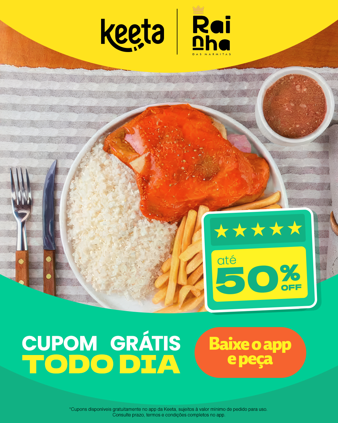 Keeta Brasil Facebook ad