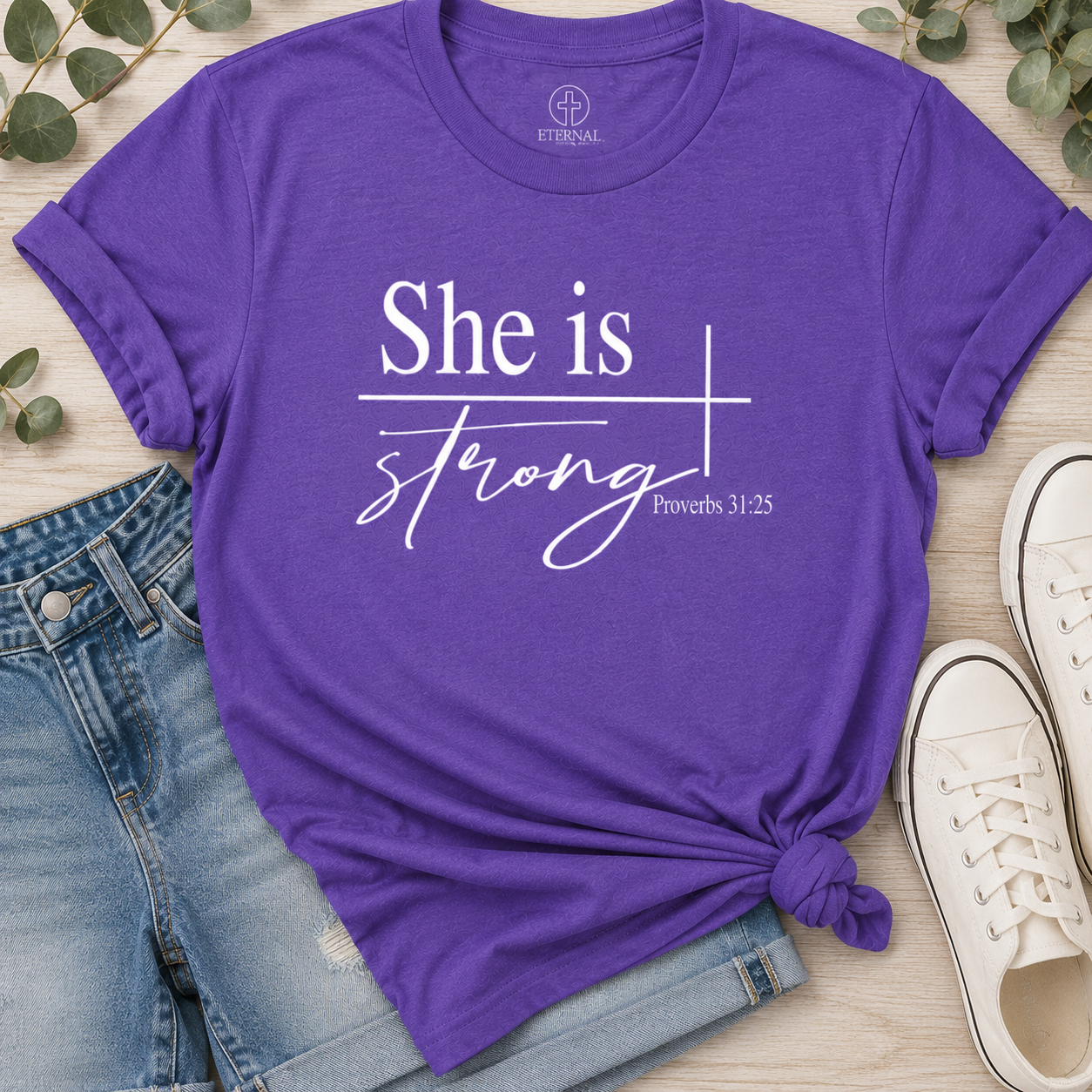 Eternal Light Co. Facebook ad: Get This T-Shirt FREE With Orders Placed Today