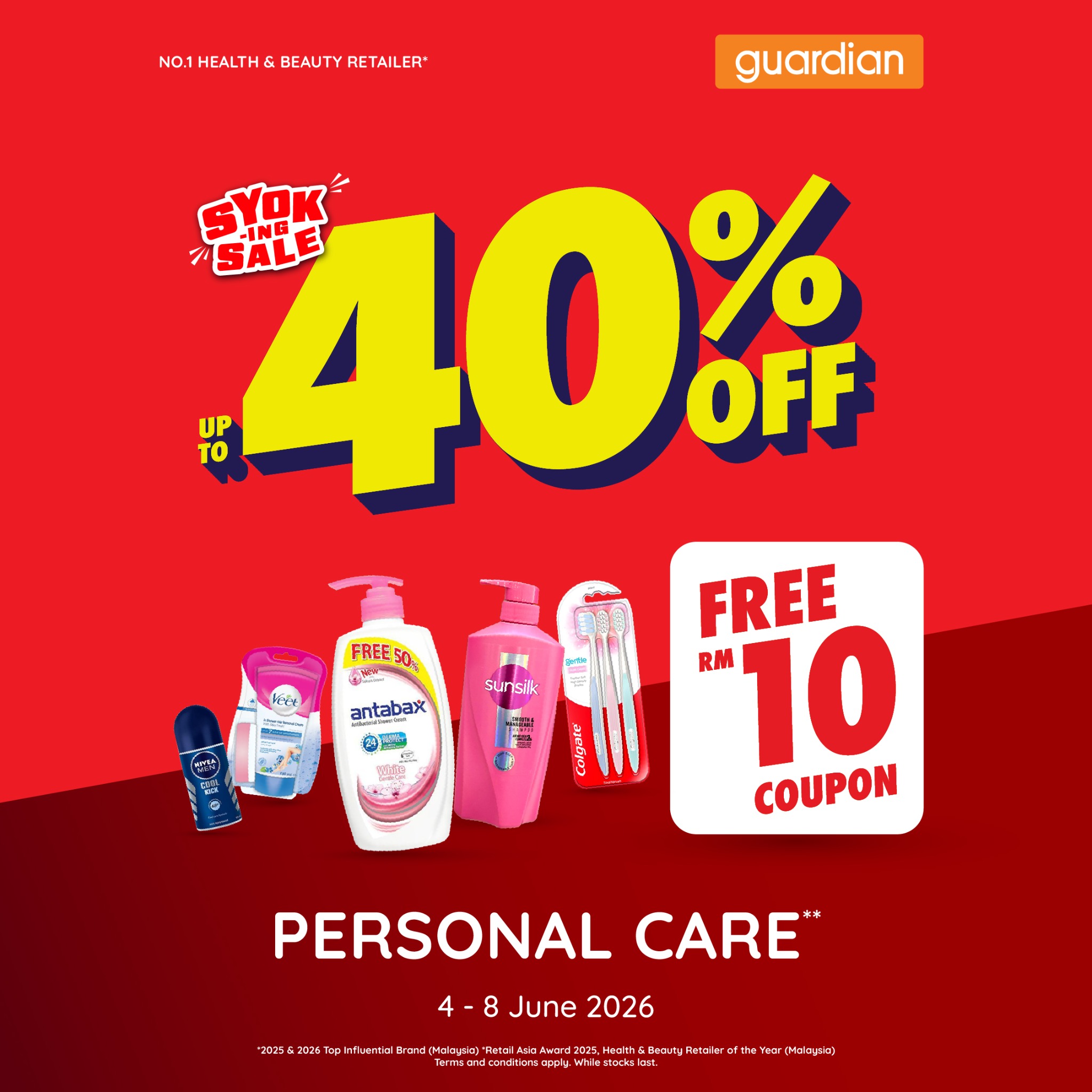 Guardian Health & Beauty Facebook ad