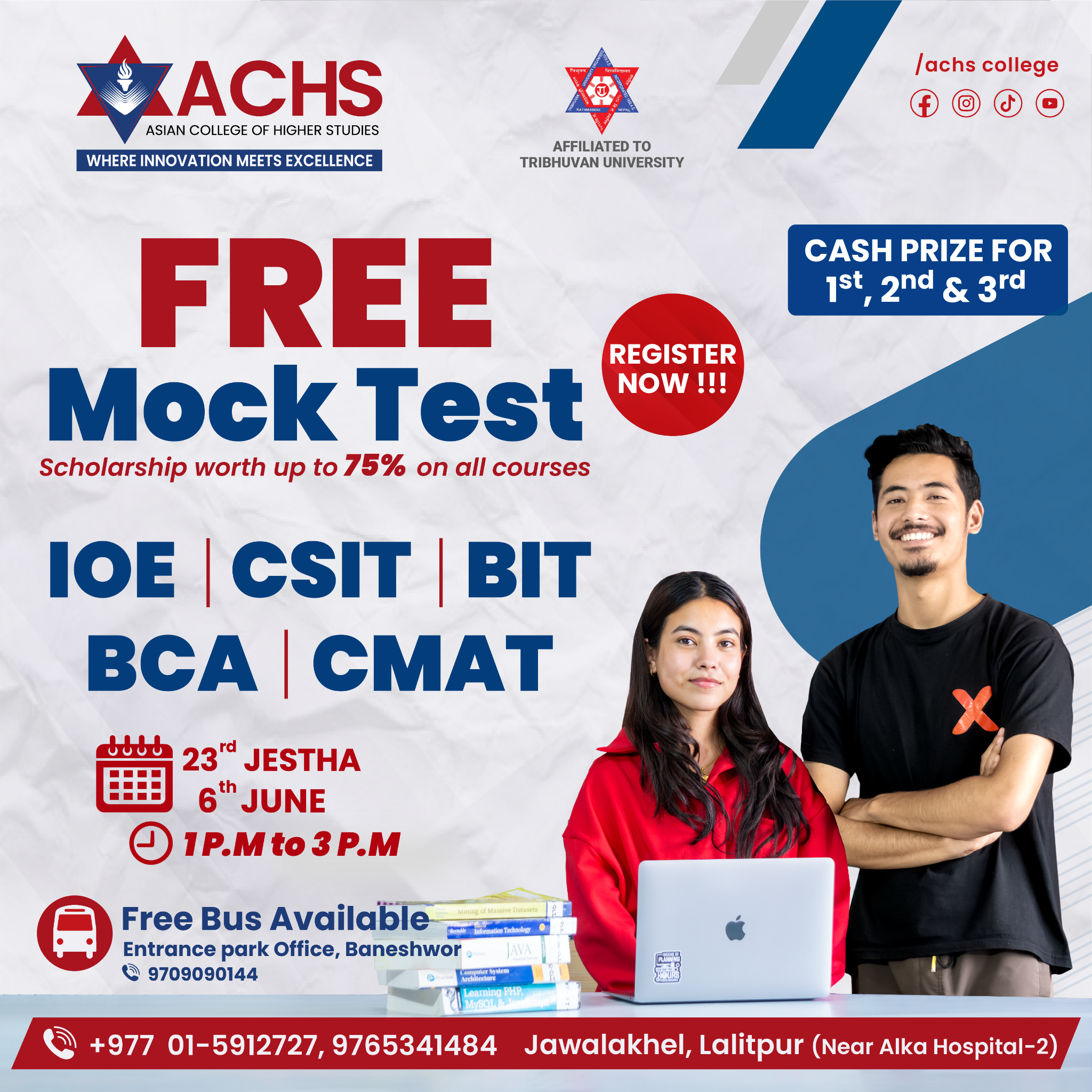 ACHS College Facebook ad