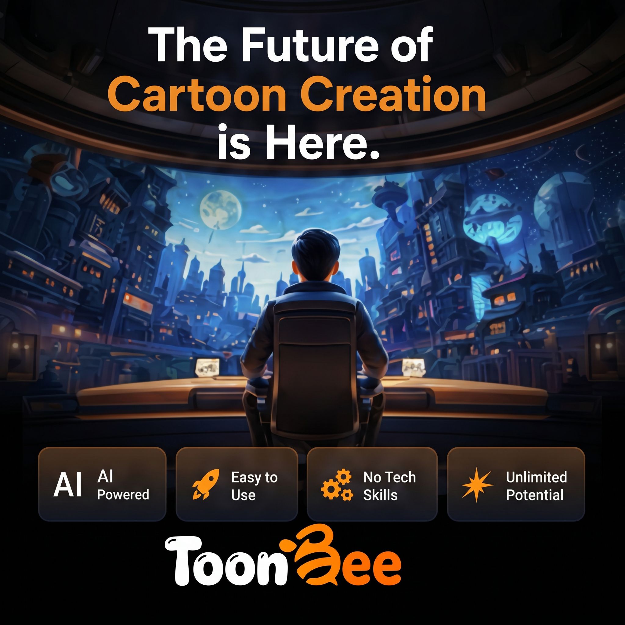 VidBee Facebook ad: 2D & 3D Cartoon Videos With Only 3 Clicks