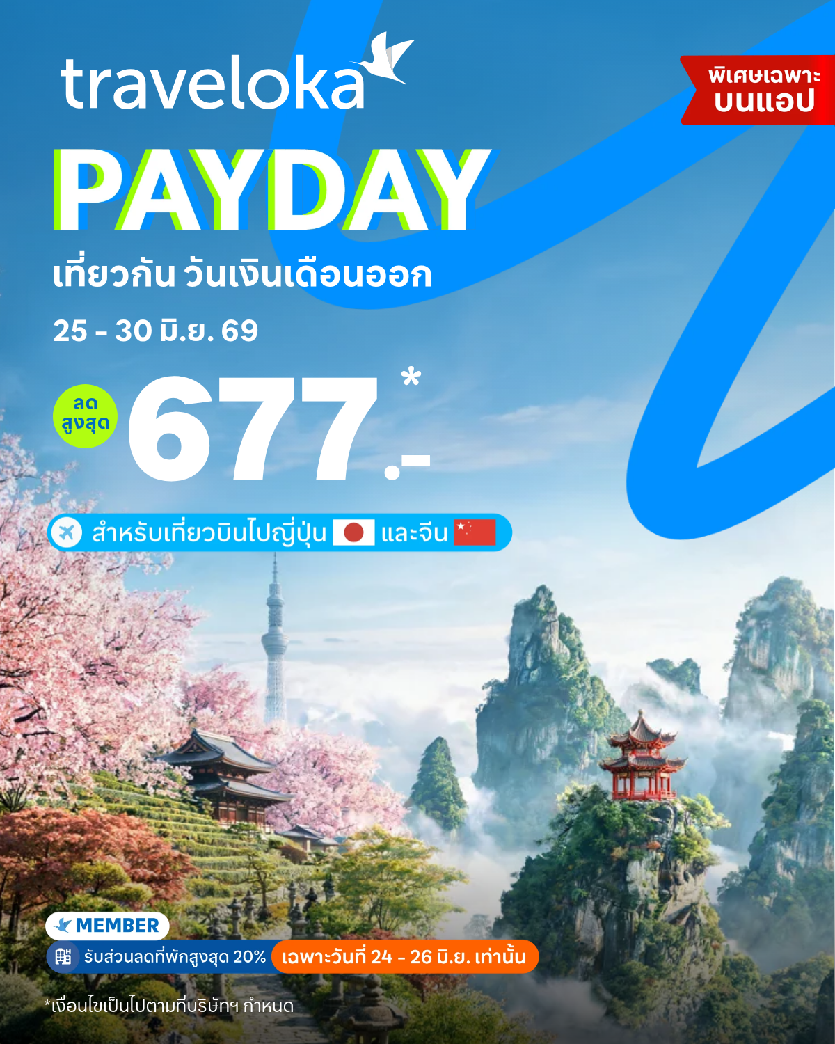 Traveloka Thailand Facebook ad