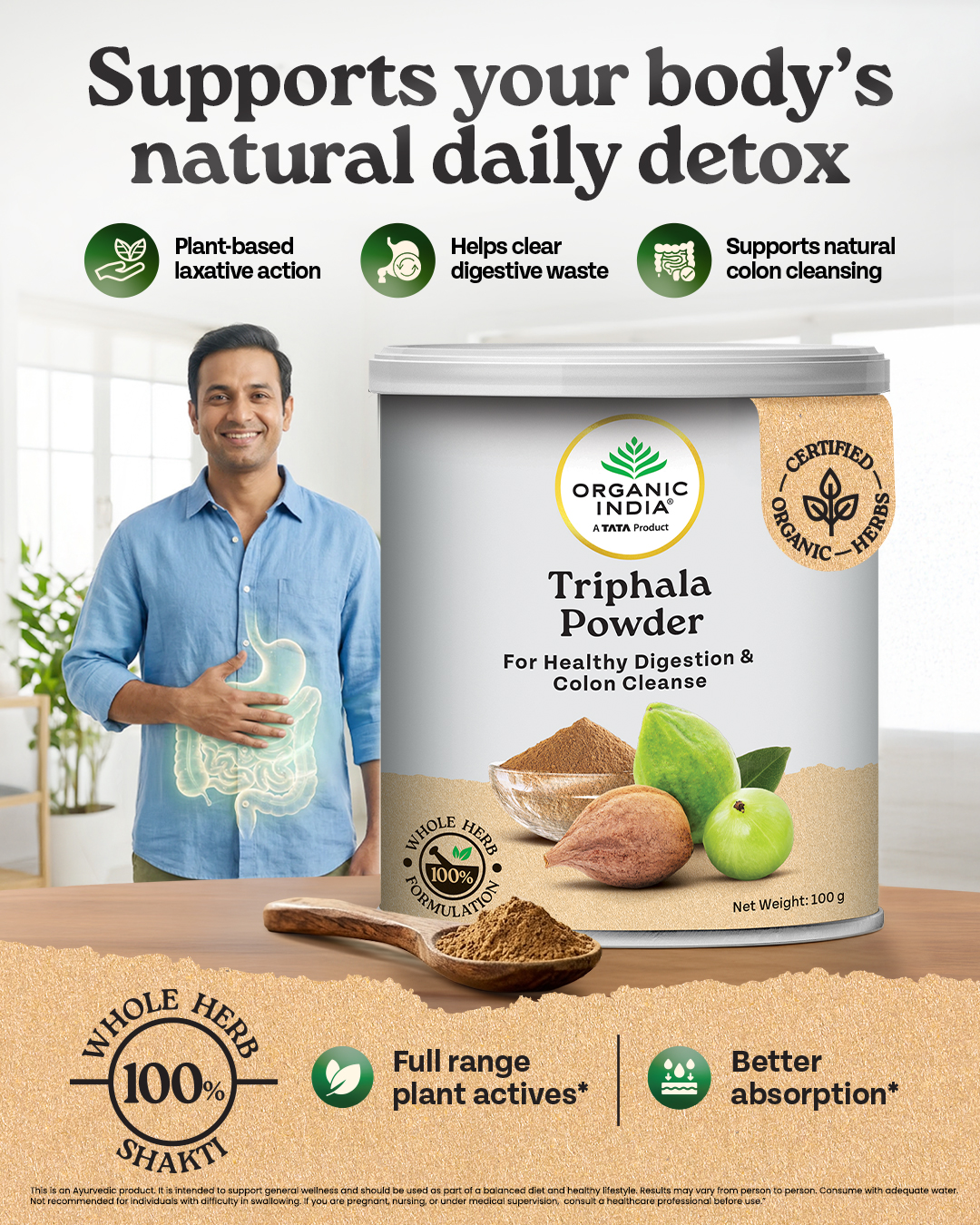Organic India Facebook ad