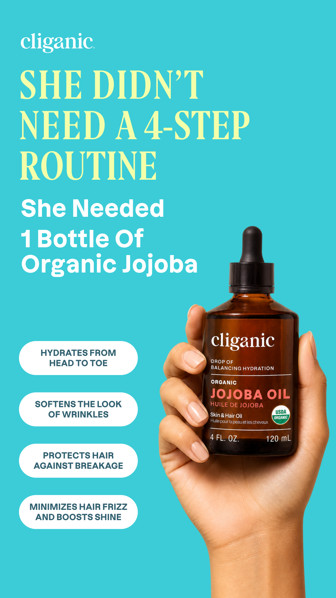 Cliganic Facebook ad