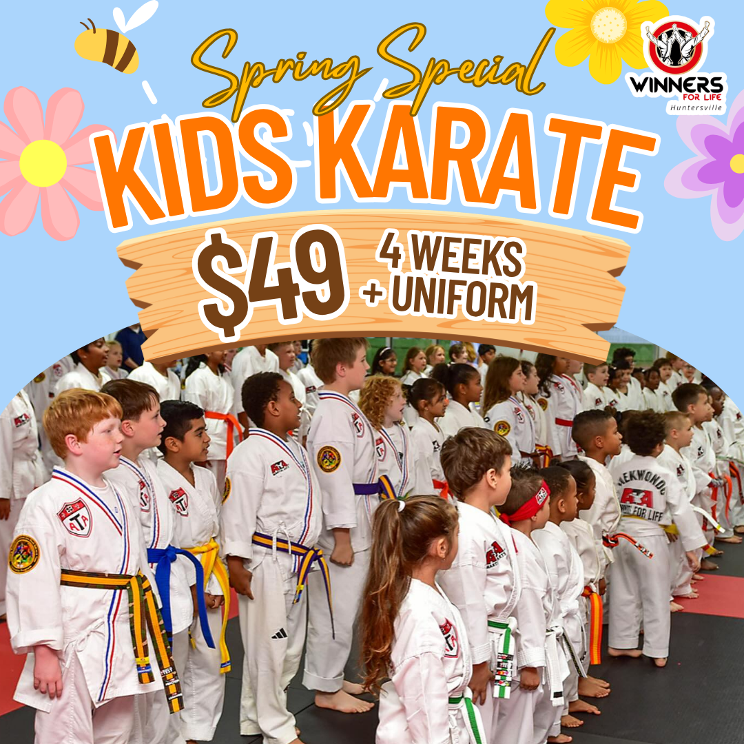 Winners For Life Martial Arts Huntersville Facebook ad