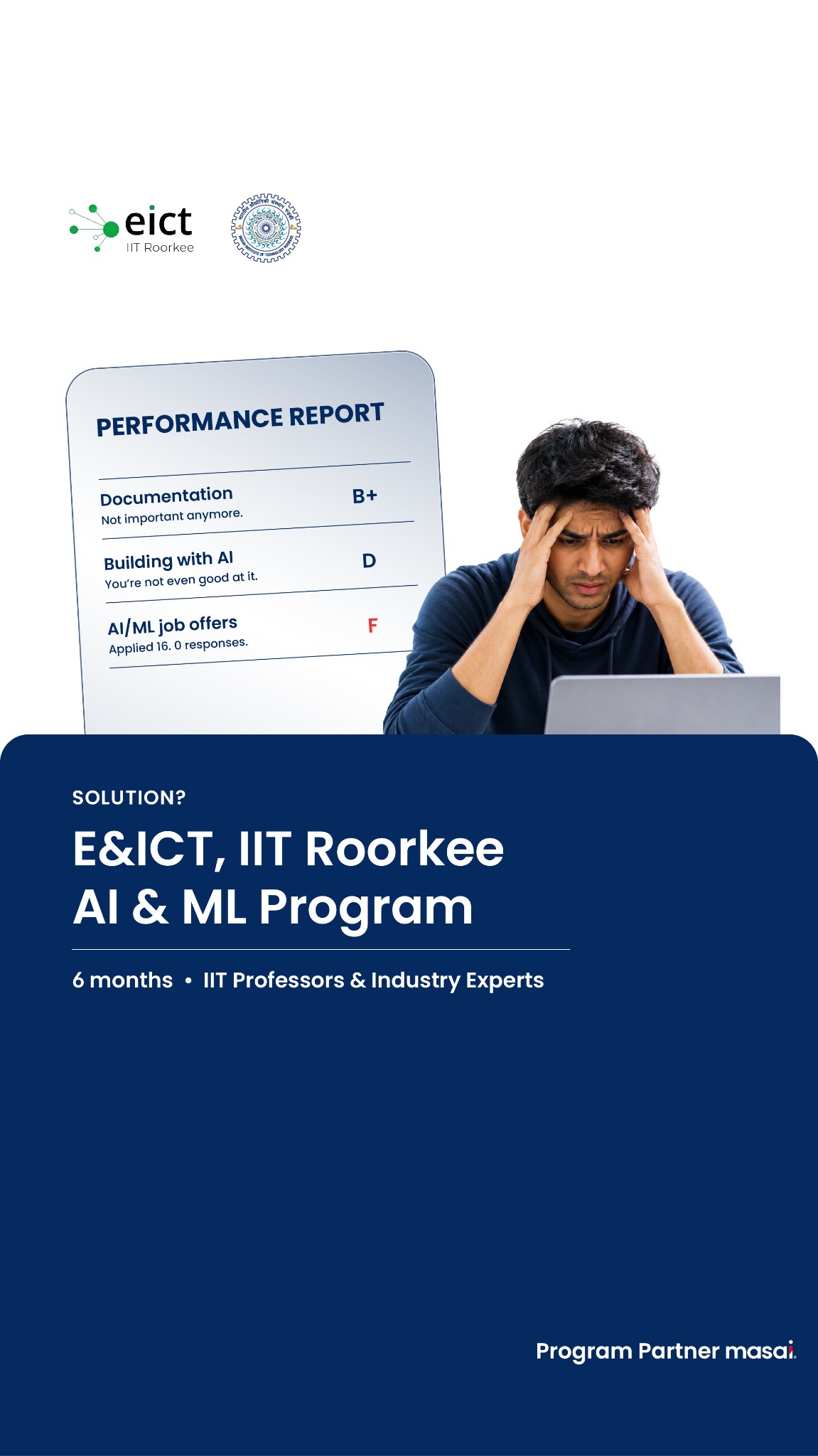 E&ICT Academy, IIT Roorkee Facebook ad