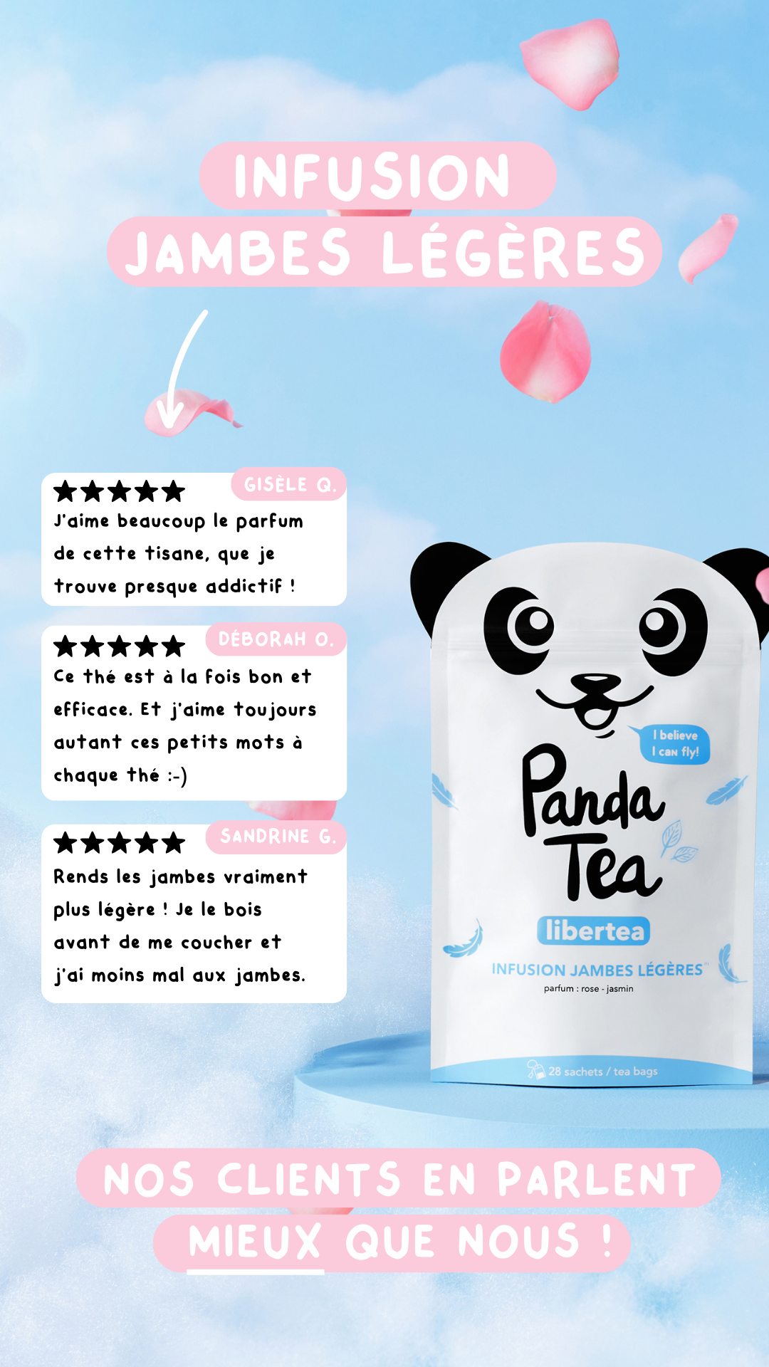 Panda Tea Facebook ad