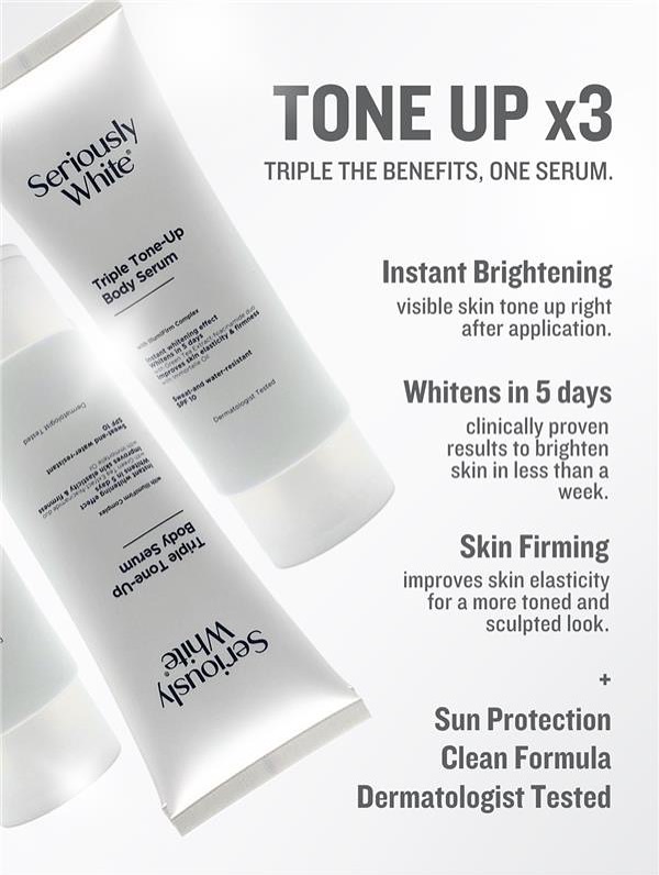 Seriously White Facebook ad: Learn more about the power of 3!