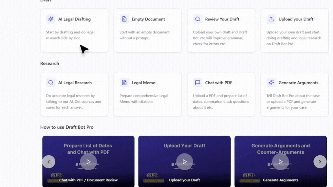Draft Bot Pro Facebook ad: Lawyers! Don’t use AI.