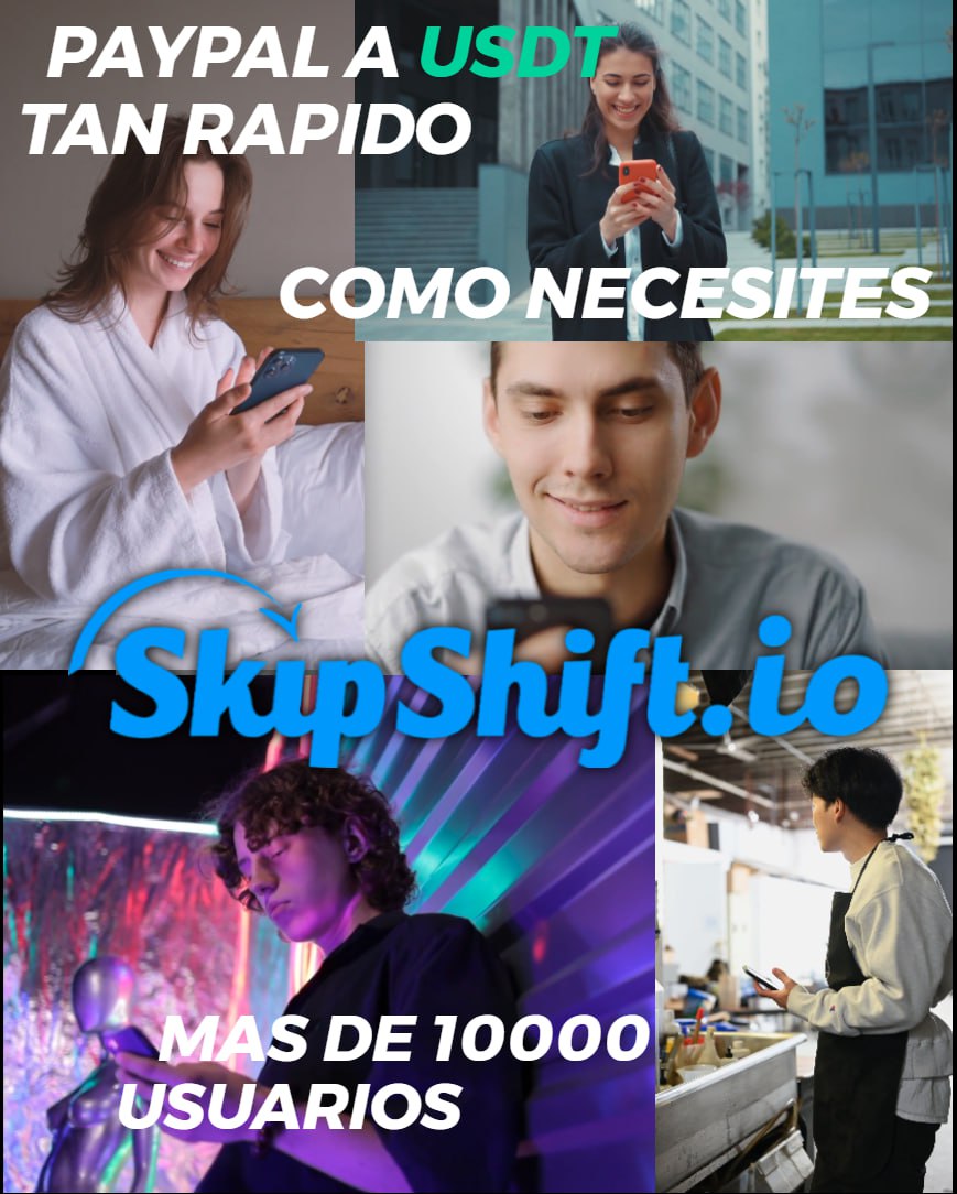 Skipshift.io Facebook ad: Cambia tu saldo hoy!