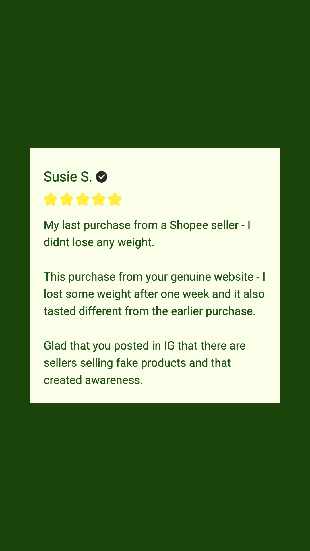 Taiso Apple Cider Vinegar Facebook ad