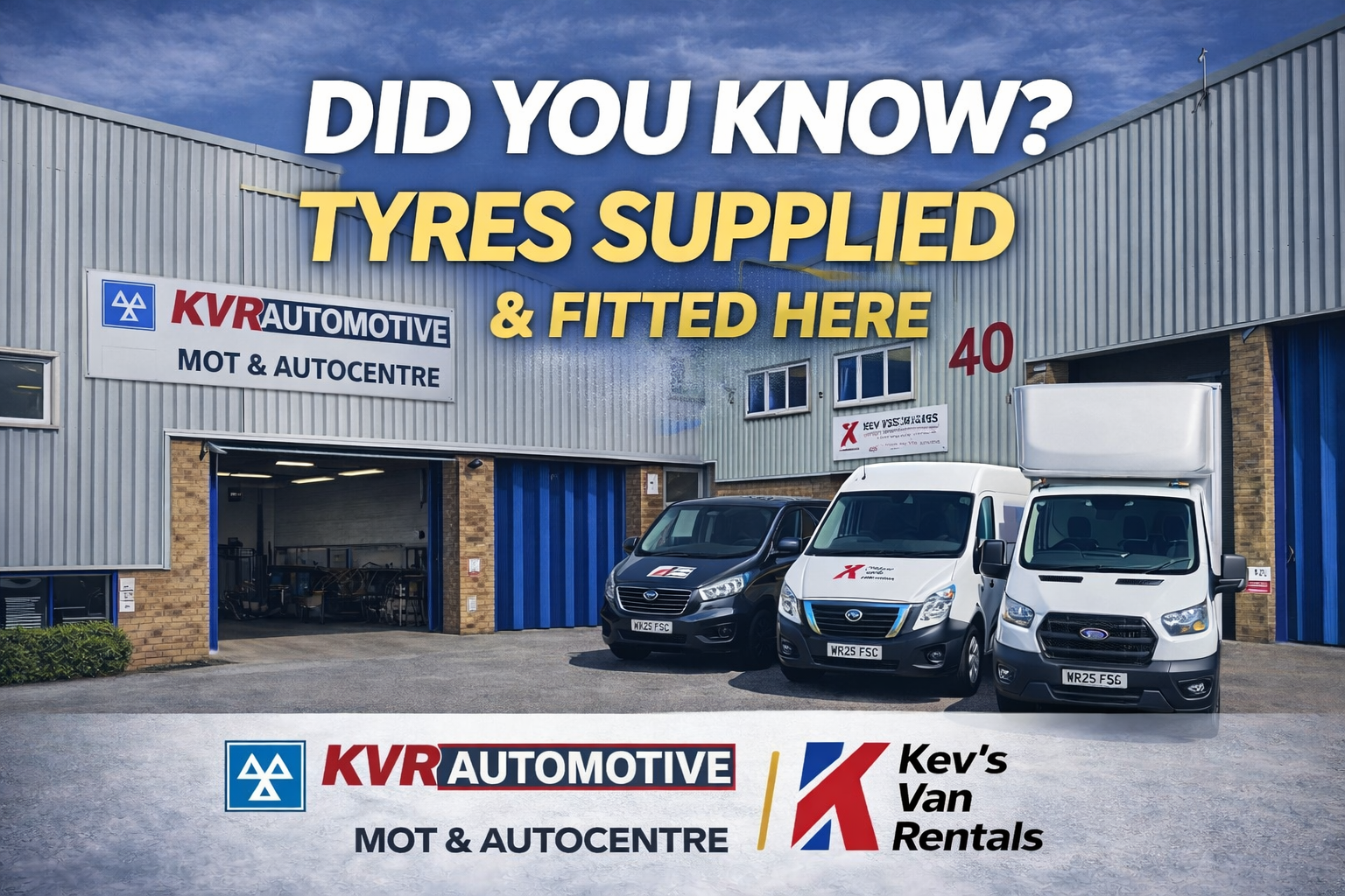 Kev's Van Rentals & KVR Automotive Facebook ad: Competitive prices • Honest advice • 15+ years…