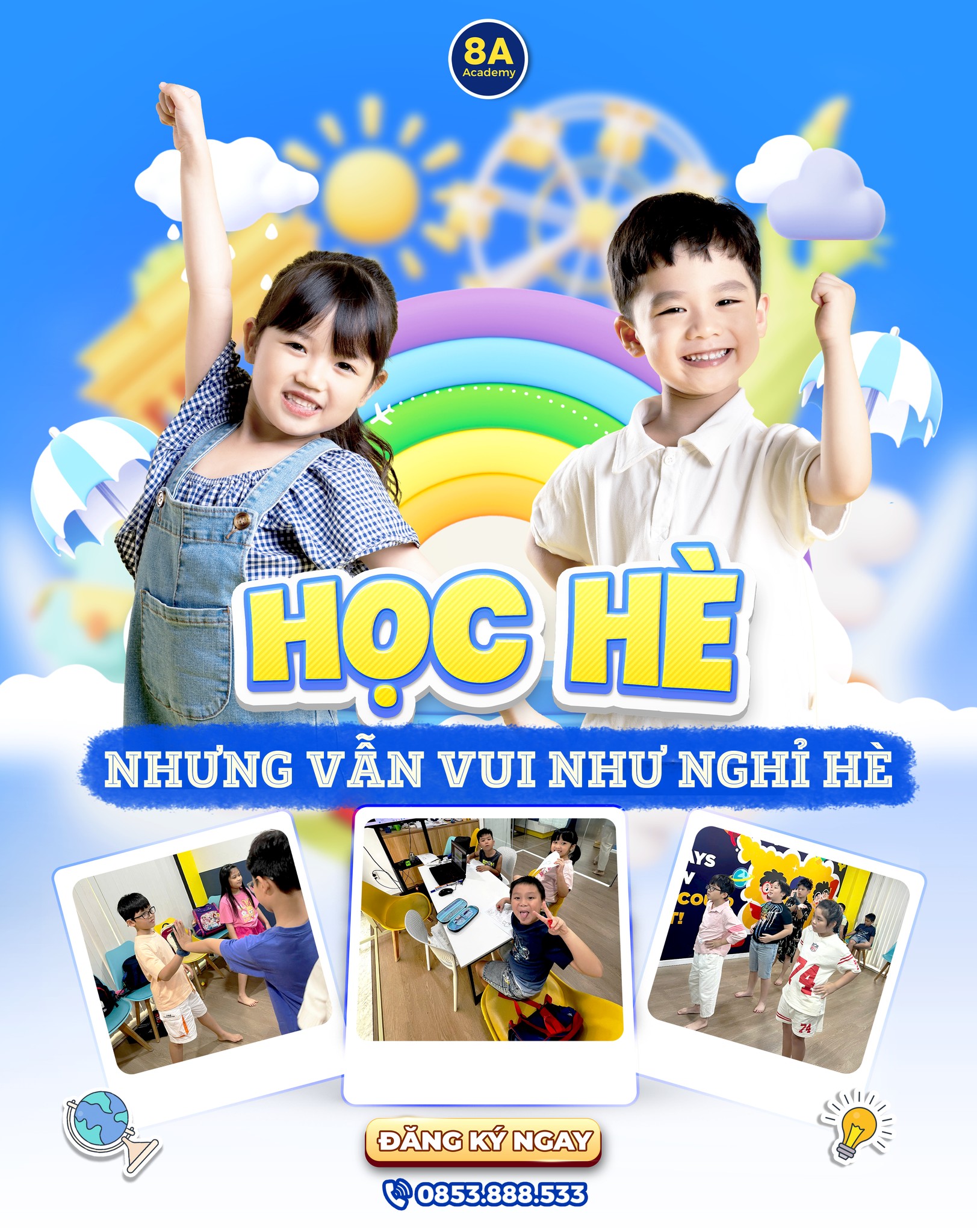 8A Dạy Kèm Facebook ad: HÈ KHÔNG HỌC KHÔNG ĐÁNG LO…