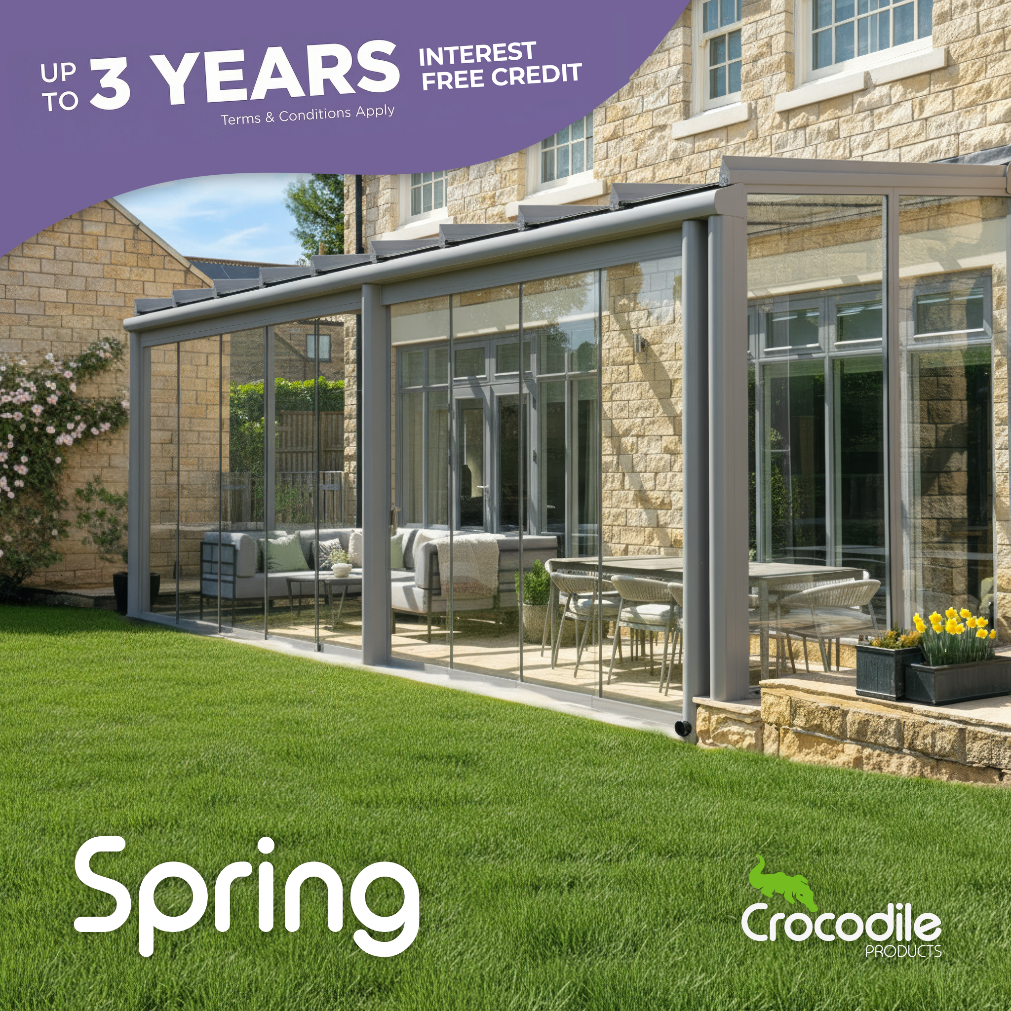 Crocodile Verandas Facebook ad: Crocodile Verandas, Make more of Summer