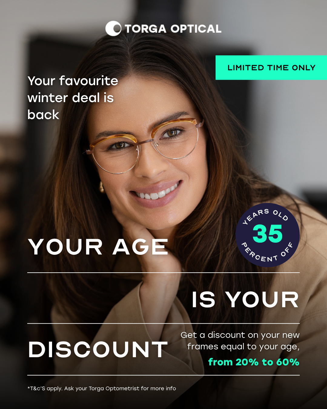 Torga Optical Namibia Facebook ad
