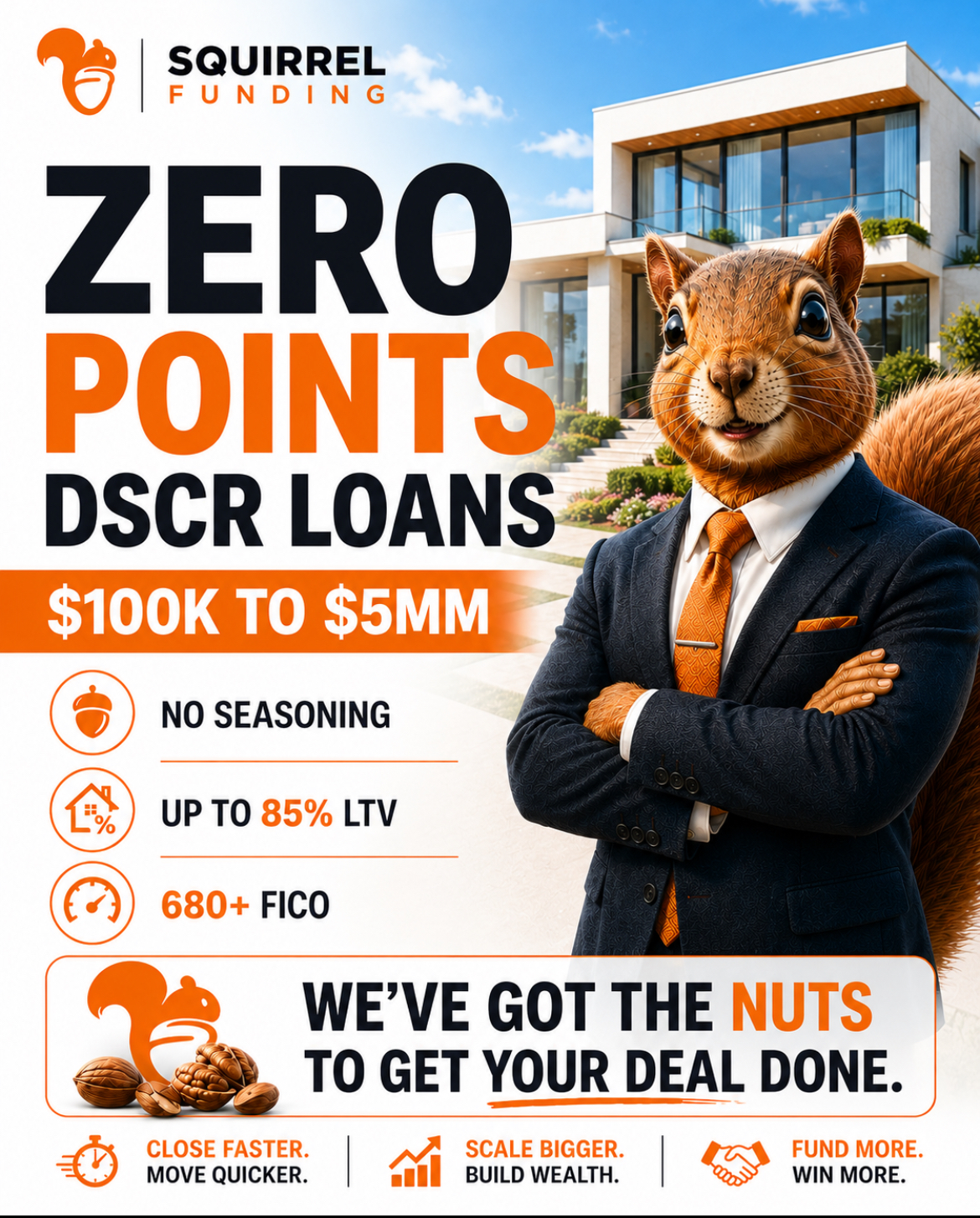 Squirrel Funding Facebook ad from May 25, 2026